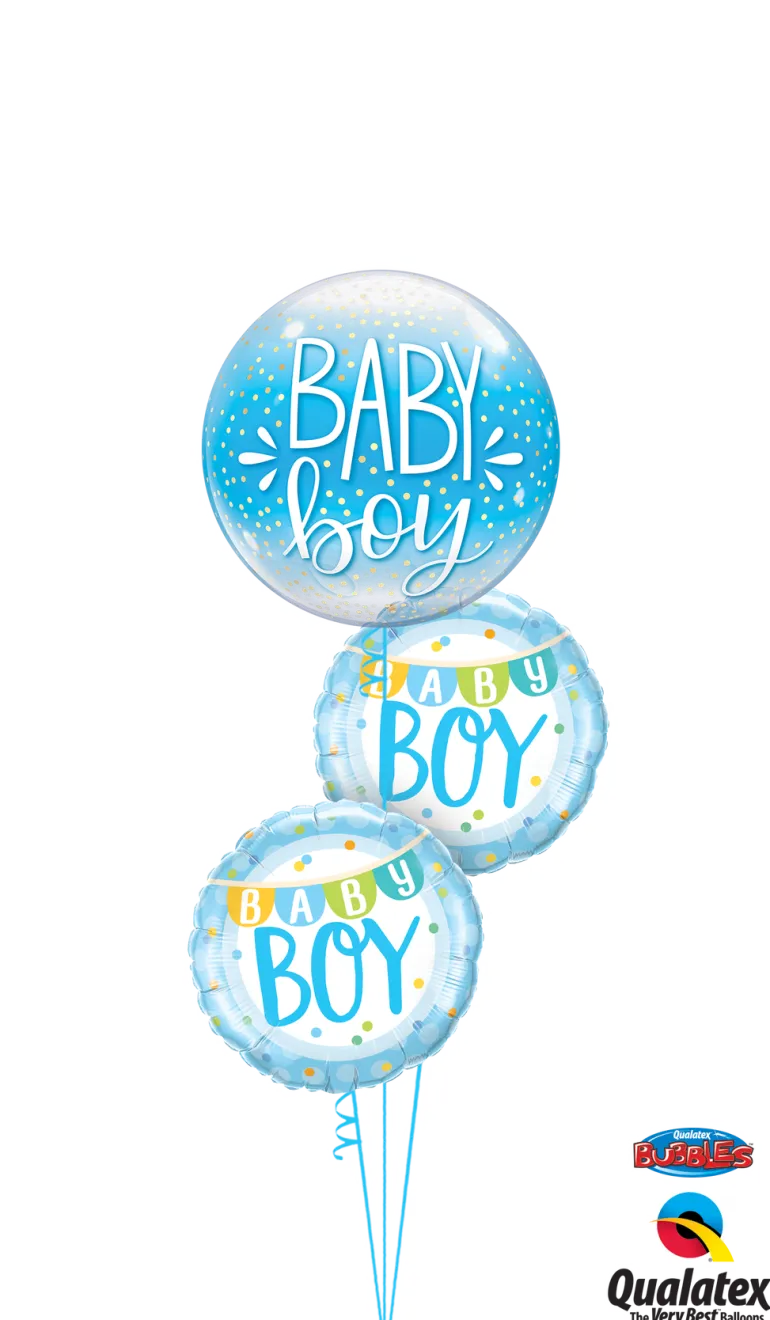Premium Folieballong - "Baby Boy"