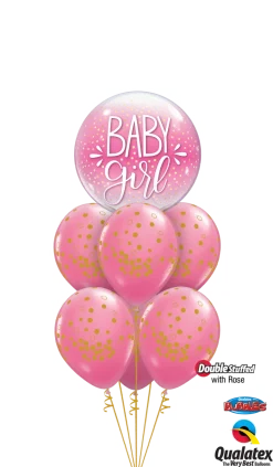 Premium Folieballong - "Baby Girl"