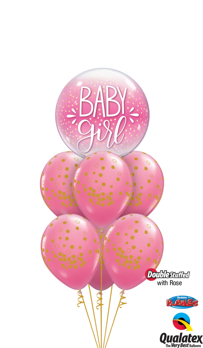 Premium Folieballong - "Baby Girl"