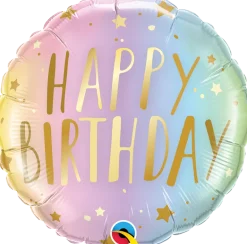 Premium Folieballong - "Happy Birthday"