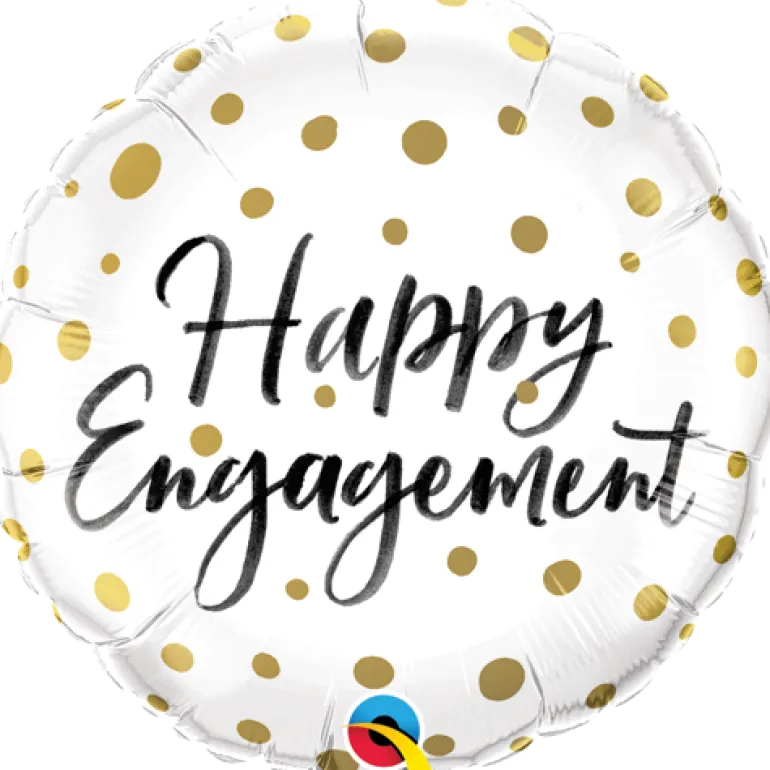 Premium Folieballong - Happy Engagement