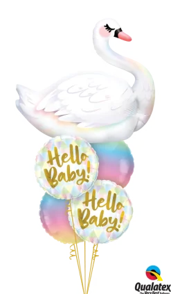 Premium Folieballong - "Hello Baby"