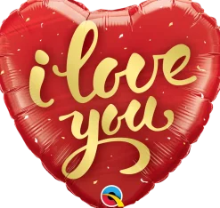 Premium Folieballong - Hjerte I Love You