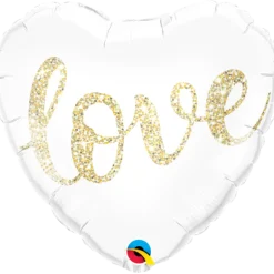 Premium Folieballong - "Love" Hjerte