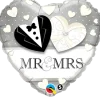Premium Folieballong - Mr & Mrs