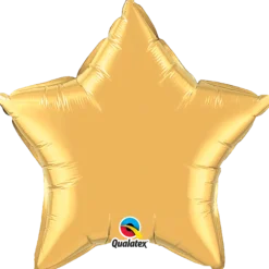 Premium Folieballong - Stjerne - Gull