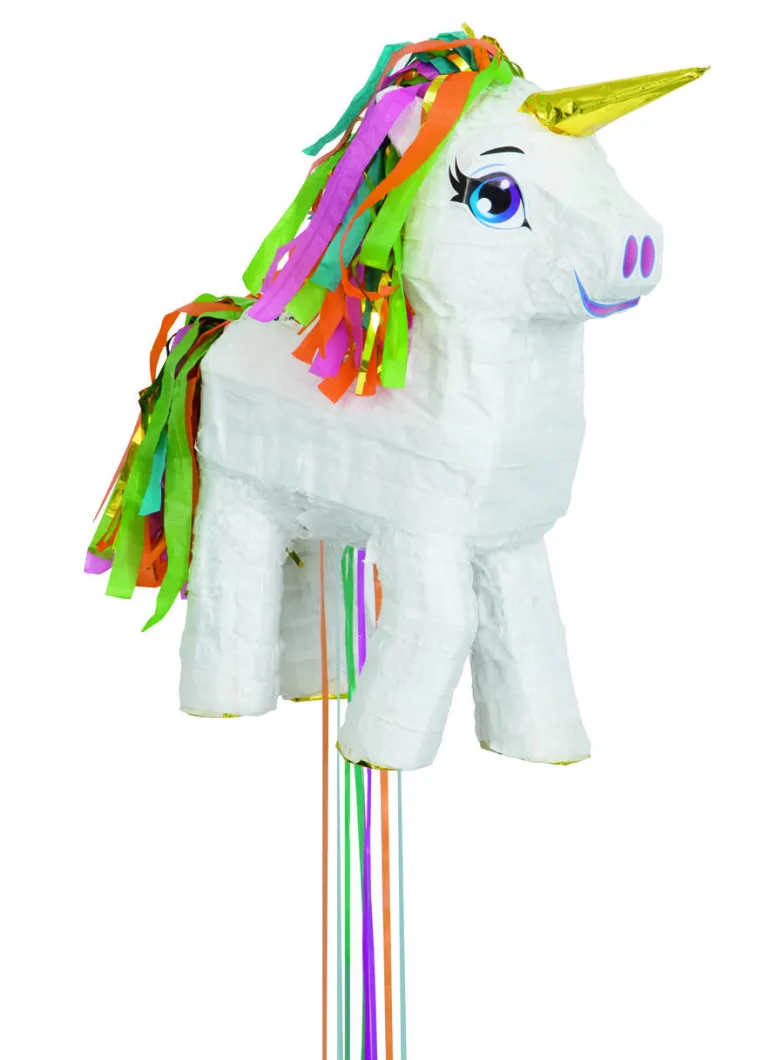 Pull Pinata - Enhjørning Hvit
