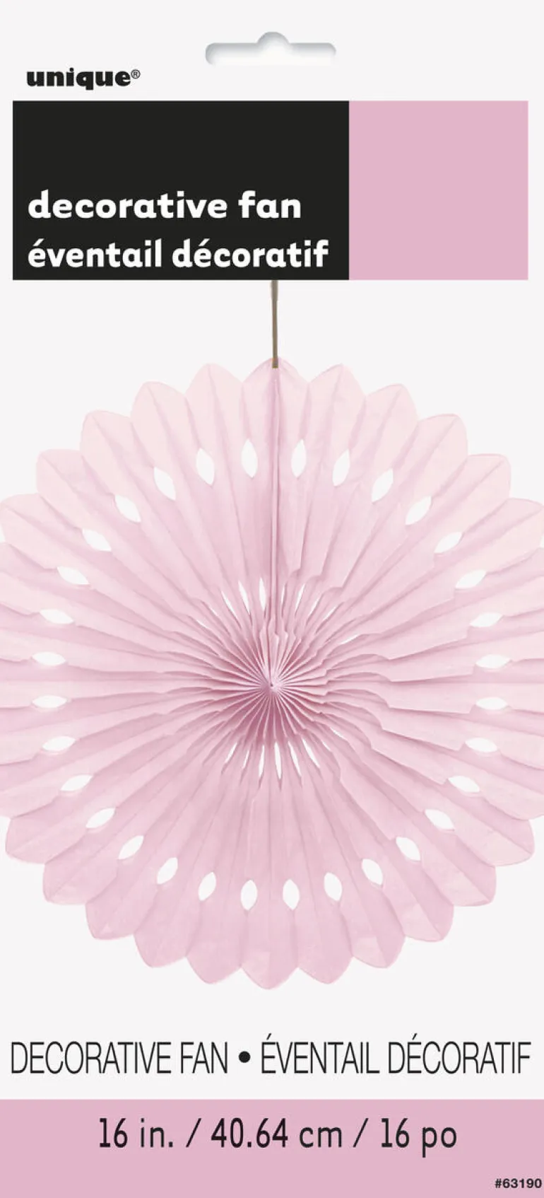Pyntevifte Papir - Lys Rosa