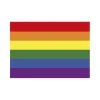 Rainbow flagg  - Firkantet