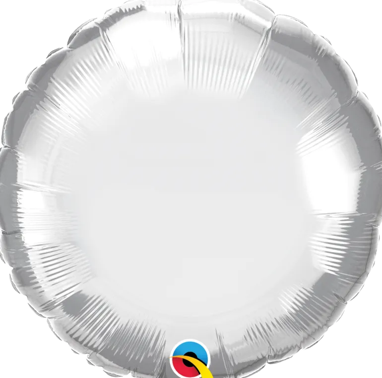 18R Chrome Silver - Rund (Pakket)