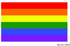 Regnbueflagg - Pride - Flagg