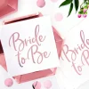 Servietter - "Bride to Be" - Rosegull