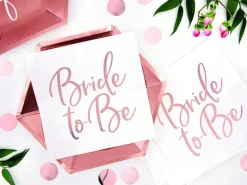 Servietter - "Bride to Be" - Rosegull