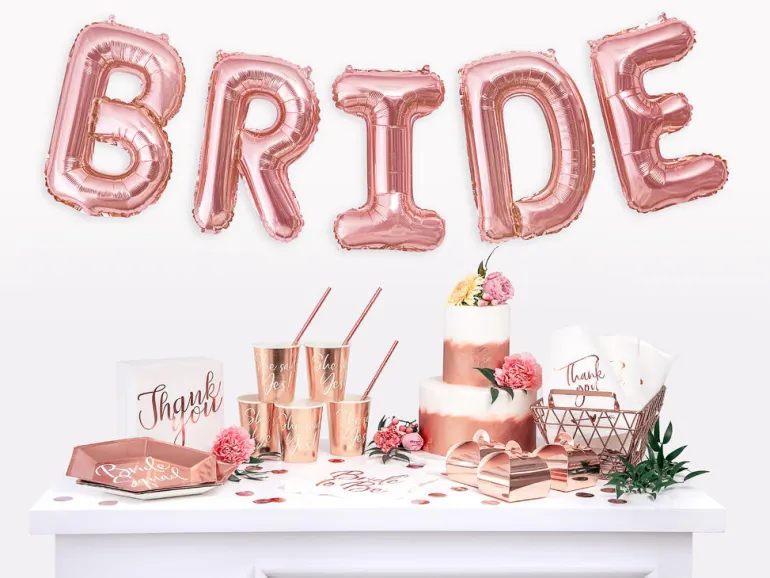 Servietter - "Bride to Be" - Rosegull
