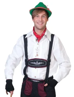Skjorte, Alpe - Oktoberfest - Hvit