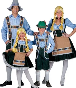 Skjorte - Oktoberfest - Blå/Hvit Ruter