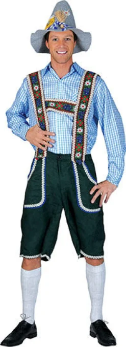 Skjorte - Oktoberfest - Blå/Hvit Ruter