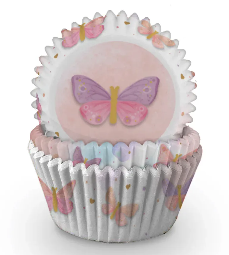 Sommerfugl pastel - Cupcakeformer