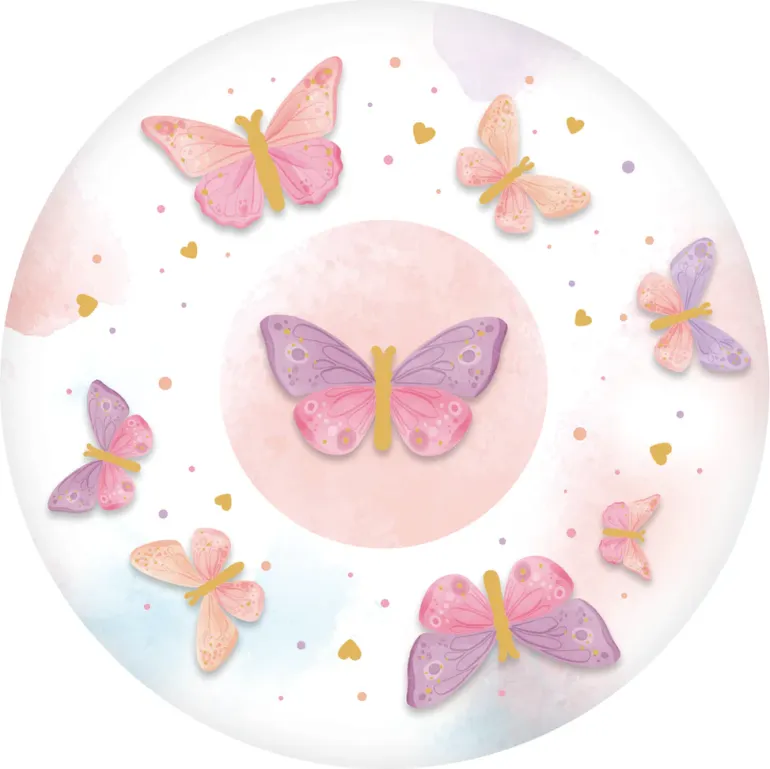 Sommerfugl pastel - Cupcakeformer