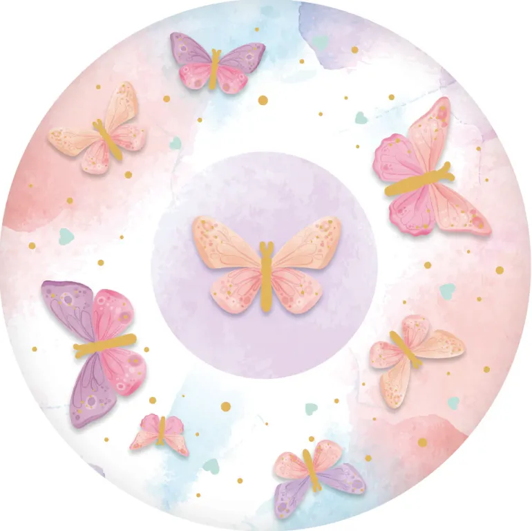 Sommerfugl pastel - Cupcakeformer