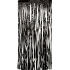Sort Folie - Frynsegardin