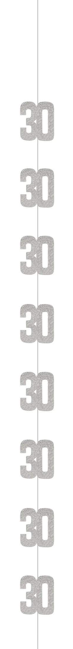 Sort & Sølv Glitz - #30