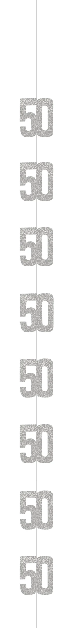 Sort & Sølv Glitz - #50