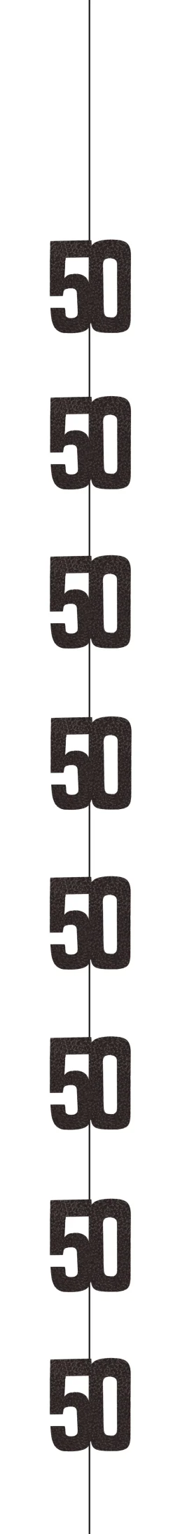 Sort & Sølv Glitz - #50