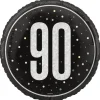 Sort & Sølv Glitz - #90