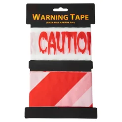 Sperrebånd - Caution-Danger - Rød/hvit