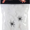 Spindelvev hvit med 2 eddekopper