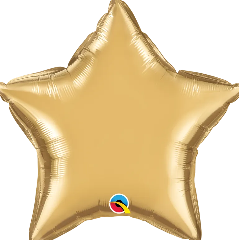 20ST Chrome Gold – Stjerne (Pakket)