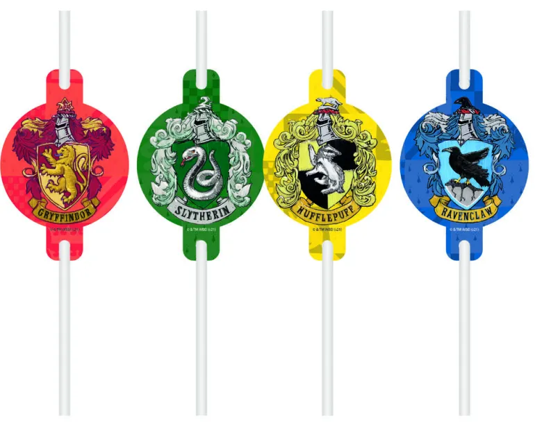Sugerør - Harry Potter - Papp