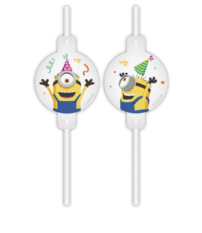 Sugerør - Minions Gru - Papp
