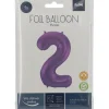 Tallballong Folie - Nummer 2 - Lilla