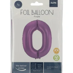 Tallballong Folie - Nummer 0 - Lilla