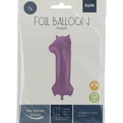 Tallballong Folie - Nummer 1 - Lilla