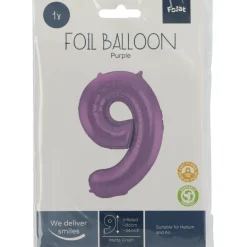 Tallballong Folie - Nummer 9 - Lilla