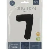 Tallballong Folie - Nummer 7 - Sort