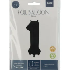 Tallballong Folie - Nummer 1 - Sort