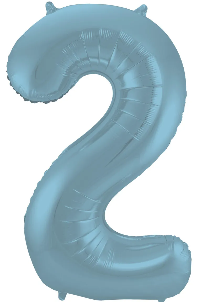 Tallballong - Nummer 2 - Pastel Blå Matt