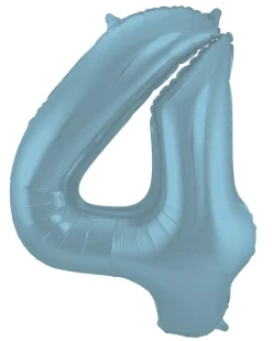Tallballong - Nummer 4 - Pastel Blå Matt