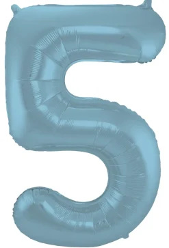 Tallballong - Nummer 5 - Pastel Blå Matt