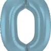 Tallballong - Nummer 0 - Pastel Blå Matt