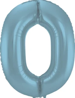 Tallballong - Nummer 0 - Pastel Blå Matt