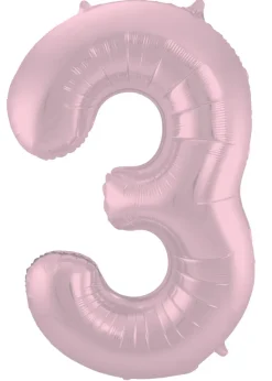 Tallballong - Nummer 3 -Pastel Rosa Matt