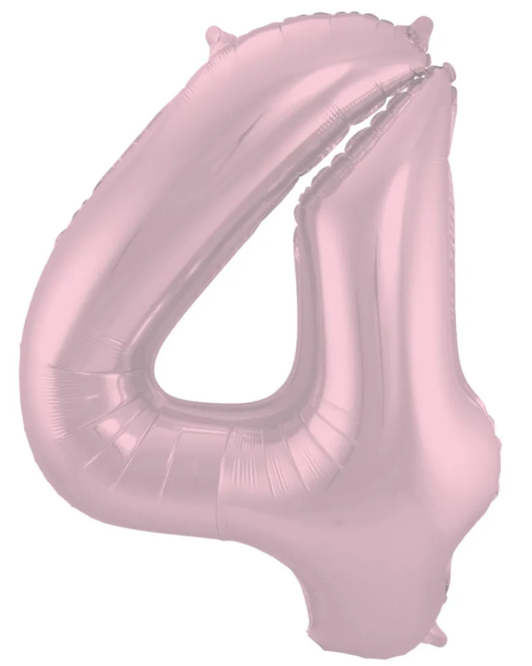 Tallballong - Nummer 4 -Pastel Rosa Matt