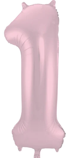 Tallballong - Nummer 1- Pastel Rosa Matt