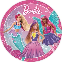 Tallerkener - Barbie - Papp