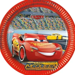Tallerkener - Cars Biler - Papp
